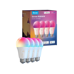 Govee A19 Smart RGBWW Bulbs E26 1200lm
