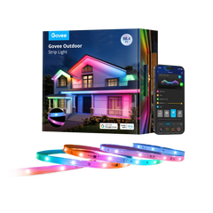 Refurbished Govee Wi-Fi RGBIC Outdoor Strip Lights