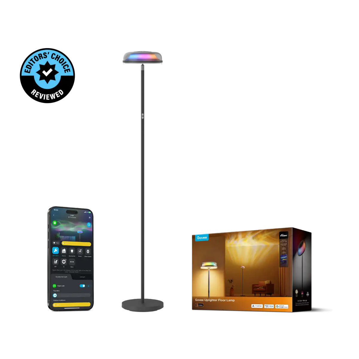 Refurbished Govee Uplighter Floor Lamp